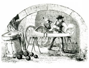 Fabricación de cureñas a mano en la Armería de Richmond de American School